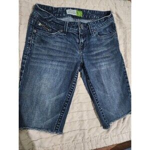 Aeropostale Blue Jean Capris Bayla Skinny Size 1/2 Juniors